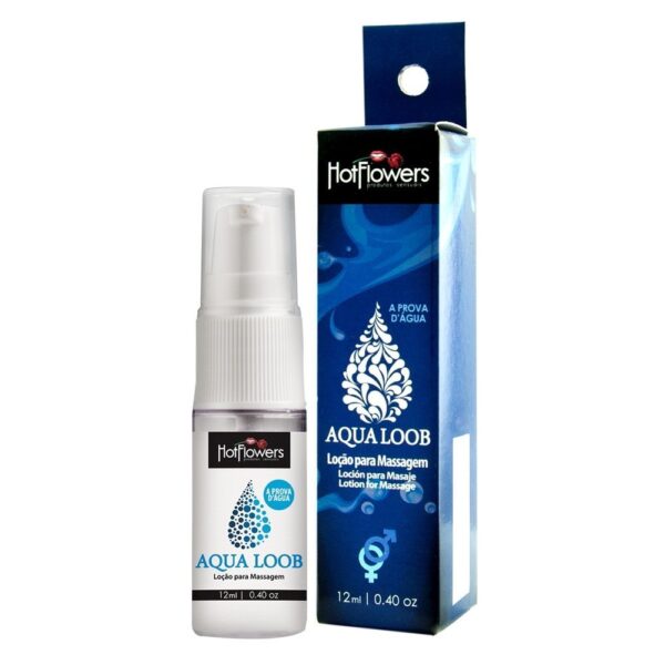 Lubrificante Aqua Loob Spray 12ml Hot Flowers - Sexshop