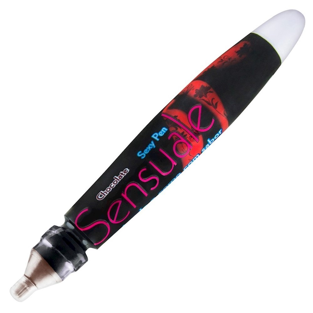 Caneta Comestível Chocolate Sexy Pen 20g Sensuale - Sex shop