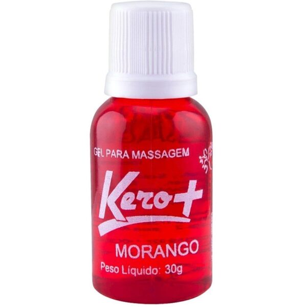 Gel Comestível Kero Mais Morango 30gramas - Sexshop