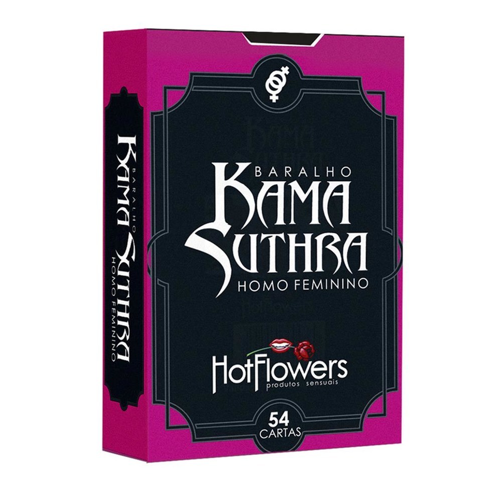 Baralho Kama Suthra Homo Feminino HotFlowers - Sex shop