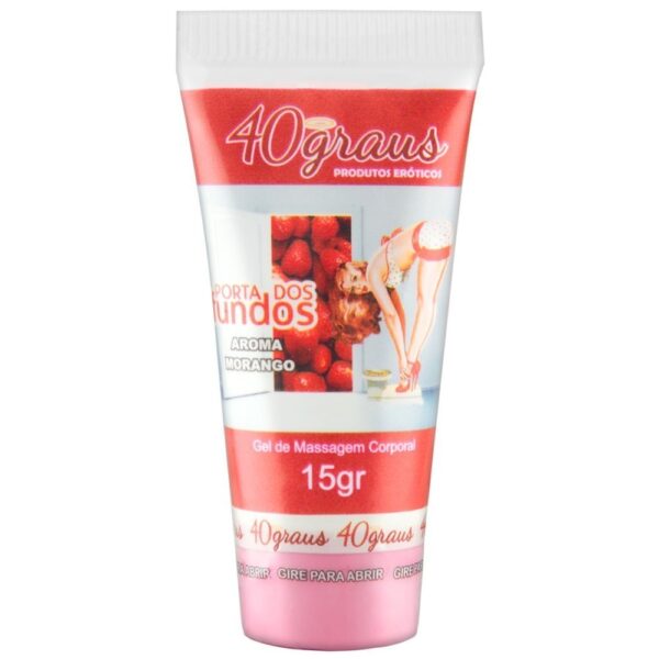 Anestésico Anal Porta dos Fundos Aroma Morango 15gr - Sex shop