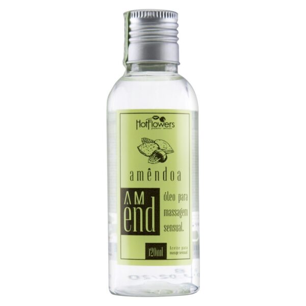 Óleo Mineral para Massagem AMEND 120ML HOTFLOWERS - Sex shop