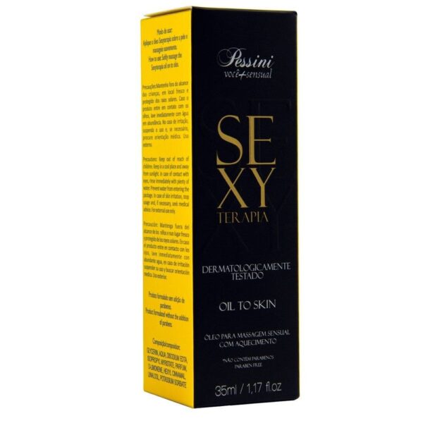 Óleo Massagem Sensual Hot Sexy Terapia 35ml Pessini - Sexshop