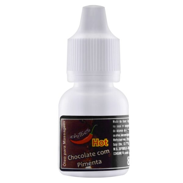 Kit 03 Gotas do Prazer Aromática Chocolate com Pimenta 8ml Chillies - Sexshop