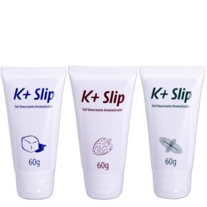 KIT 03 Lubrificante K+ Slip Aromático 60g - Sex shop