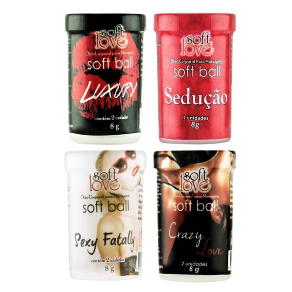 SoftBall Bolinha perfume Sexy Fatally 2unidades SoftLove - Sexshop