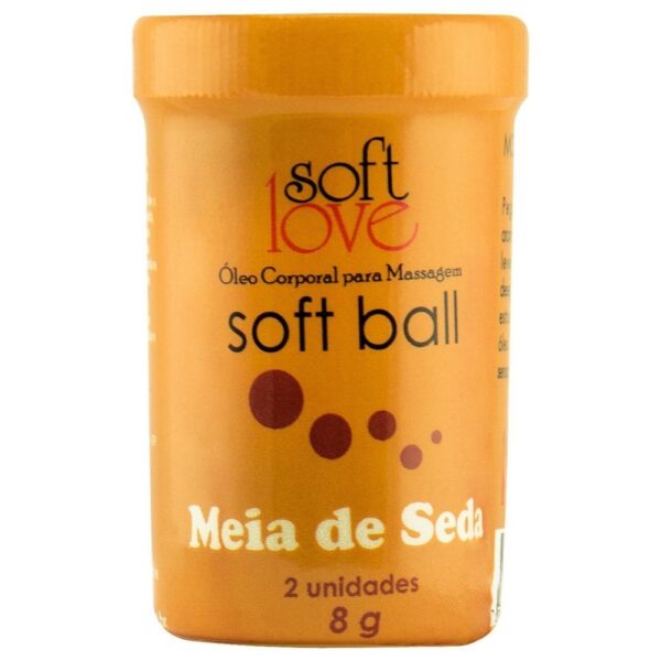 SoftBall Bolinha Meia de Seda Drink 2 unidades SoftLove - Sexshop
