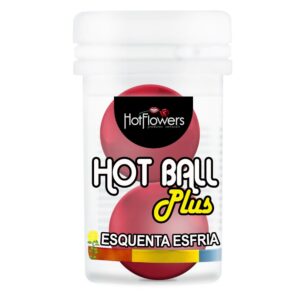 Bolinha Vaginal Hotball Plus Bolinha Esquenta Esfria HotFlowers - Sexshop