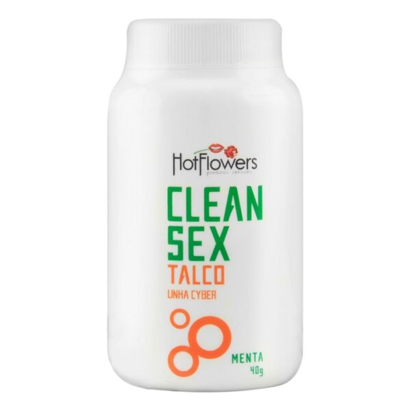 Higienizador Clean Sex Talco para linha CyberSkin 40g HotFlowers - Sex shop