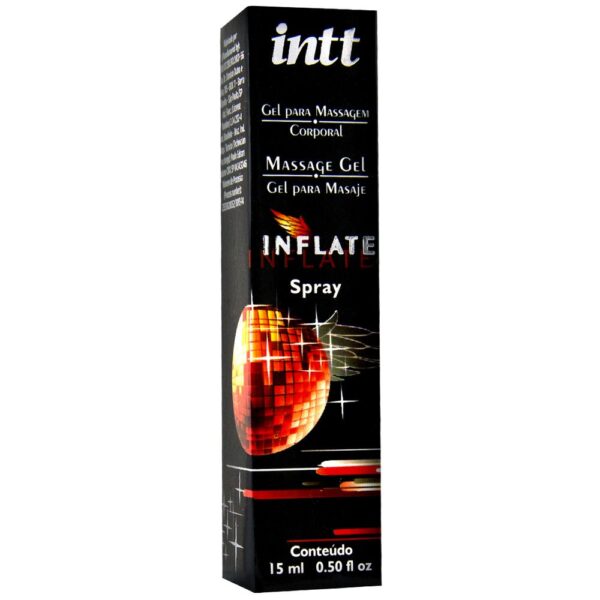 Óleo intimo Corporal para Massagem Inflate Spray 15ml Intt - Sexshop