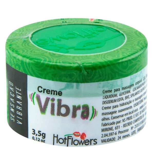 Vibra Creme Gel vibrador 3,5g Hot Flowers - Sex shop