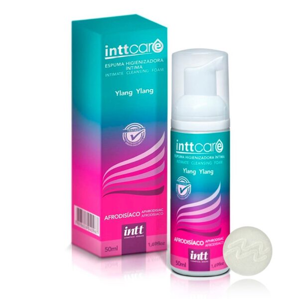 Espuma Higienizadora Íntima Afrodisíaca 50ml Intt - Sex shop