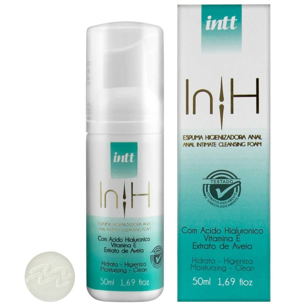 Higienizador Anal IN H ESPUMA HIGIENE ANAL 50ML INTT - Sexshop