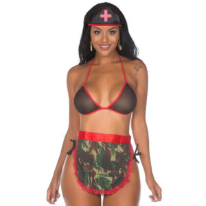 Kit Mini Fantasia Médica Militar Pimenta Sexy - Sex shop