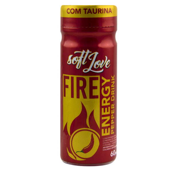 Energético Fire Pepper Drink 60ml SoftLove - Sexshop