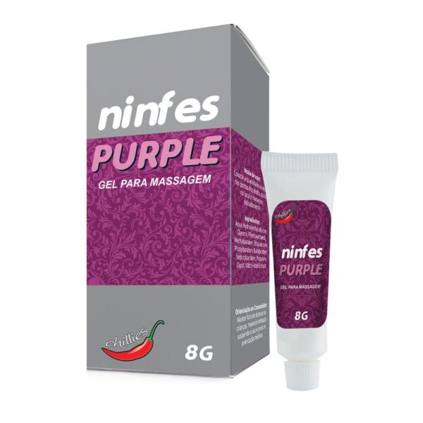 Kit 03 Adstringente Ninfes Purple 8gr Chillies - Sexshop