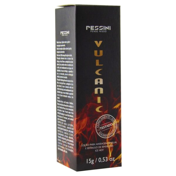 Vulcanic Loção Excitante Unissex em Spray Pessini 15g - Sexshop