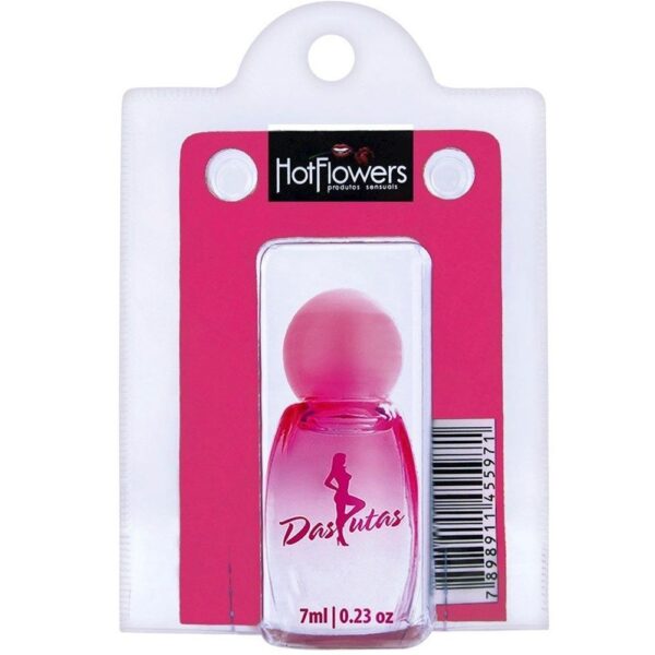 Kit 03 DasPutas Perfume Afrodisíaco Feminino 7ml HotFlowers - Sexshop