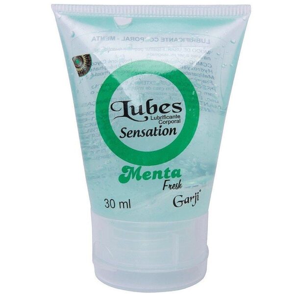 Lubrificante Menta Lubes Sensation Fresh 30Ml Garji - Sex shop