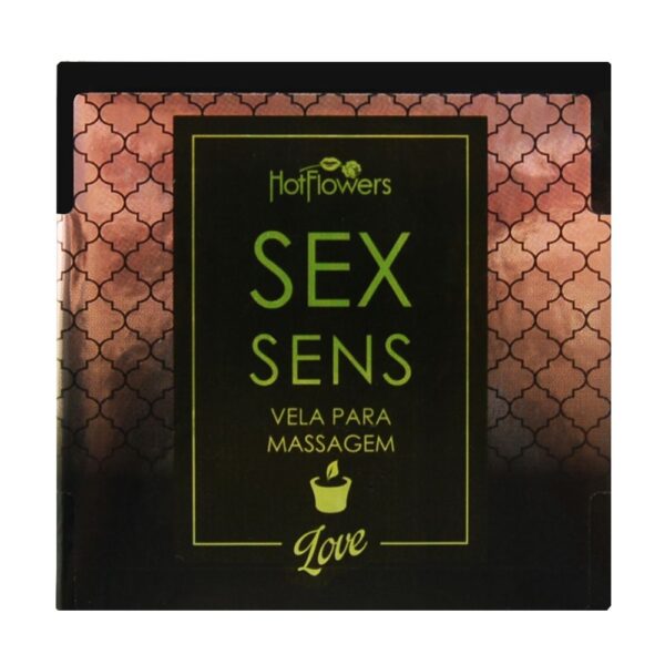Kit 03 Vela Sex Sens Love Massagem Aromática 20g Hot FLowers - Sexshop
