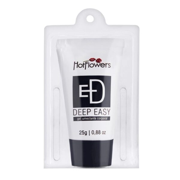 Anestésico Anal Deep Easy Gel Umectante Hot Flowers - Sexshop