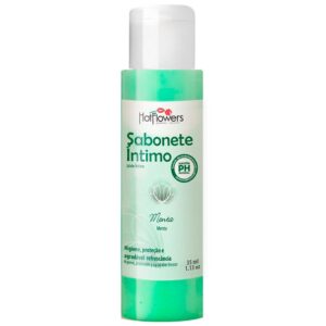 Sabonete Íntimo Menta 35ml Hot Flowers - Sexshop