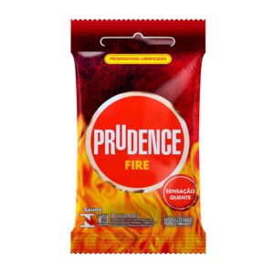 Preservativo Prudence Fire 3 Unidades - Sexshop