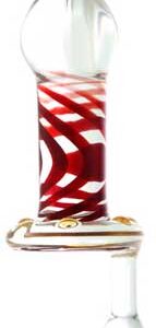 Plug Anal Free Toys Luxury - Glass mini Red Liso - 15x4CM - Sexshop