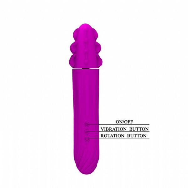 Vibrador Dupla Rotação - Pretty Love Aaron - Recarregável USB Sex shop