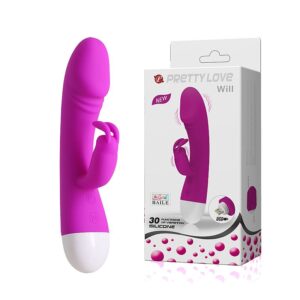 Sex shop, Vibrador Silicone Recarregável USB - Pretty Love Will - Sex shop