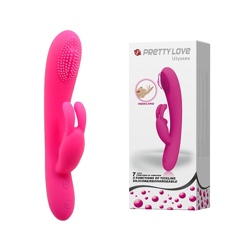 Vibrador Silicone Recarregável Ultra Silicone Movimento na Ponta Ulysses - Sex shop