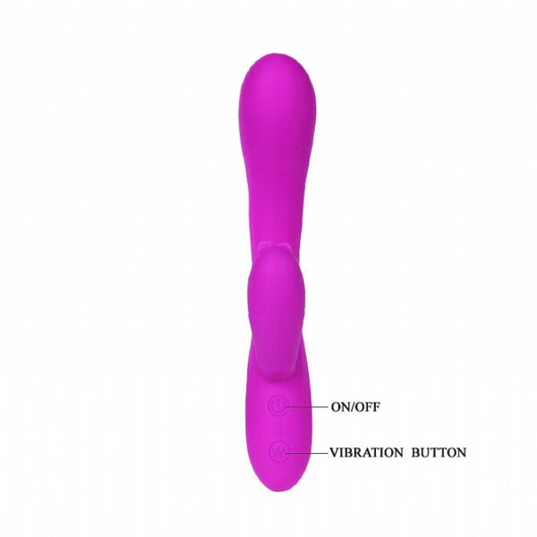 Vibrador dupla Estimulação Pretty Love Harry - 30 Vibrações Recarregável USB - Sexshop