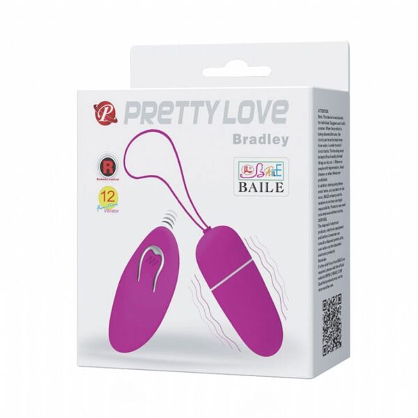 Sexy Shop, Bullet de Controle Remoto - Pretty Love Bradley - 12 Vibrações