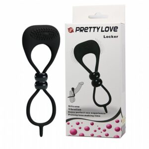 Anel Peniano e Anel para Escroto com Vibrador - Pretty Love Locker - Sexy Shop