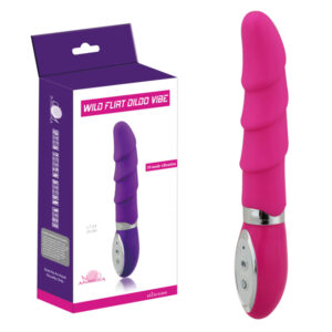 Vibrador em Silicone Ponto G com estimulador - Sexshop