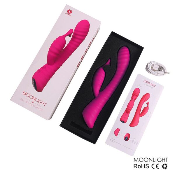 Vibrador Ponto G Moonlight com Plug - S-Hande - Sex shop