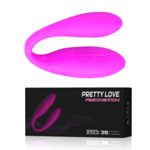 Vibrador Silicone Duplo Recarregável 30V PRETTY LOVE - Sexshop-0