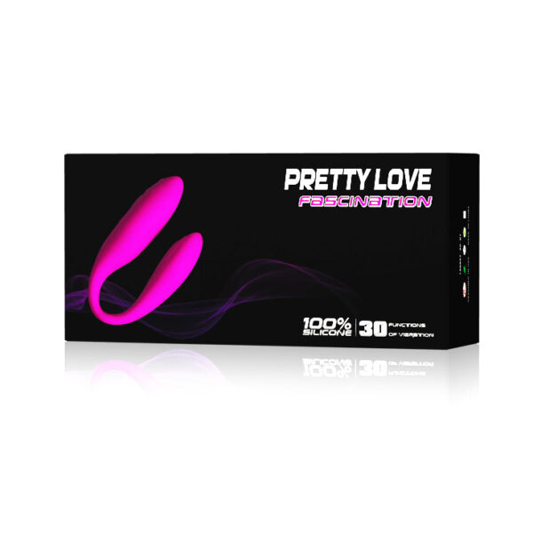 Vibrador Silicone Duplo Recarregável 30V PRETTY LOVE - Sexshop-17905