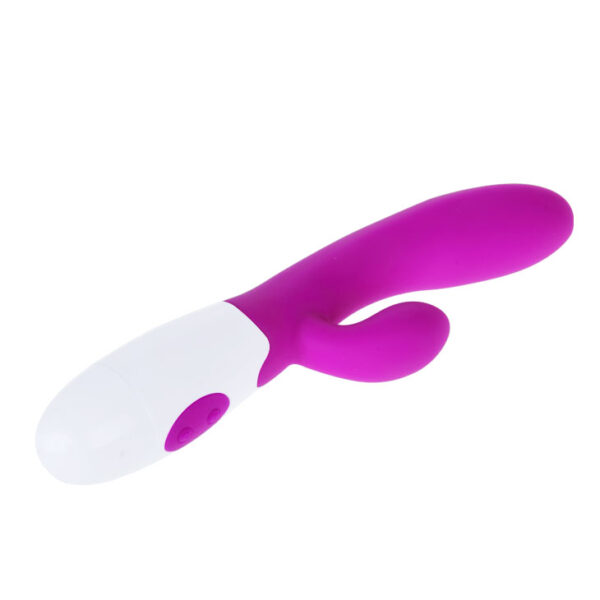 Vibrador Silicone Duplo motores, 30 velocidades PRETTYLOVE - Sexshop