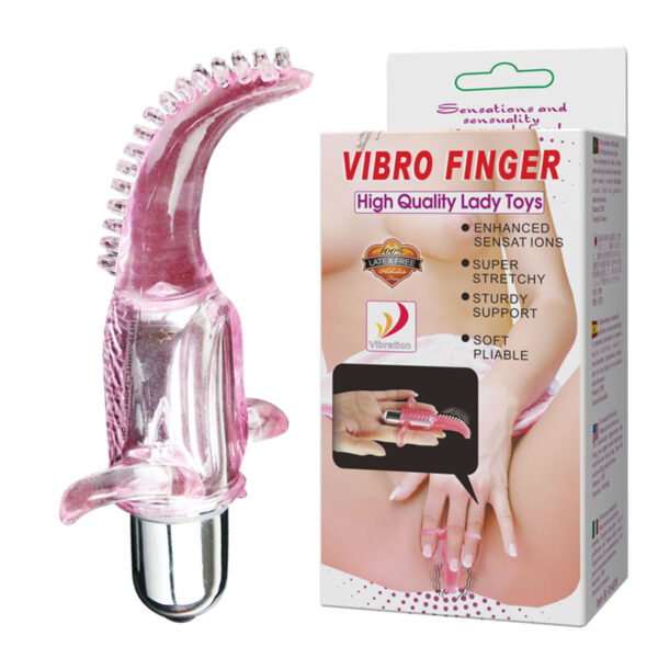 Vibrador Dedeira com 10 velocidades super forte - Sexshop