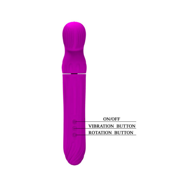 Vibrador Rotativo Ponto G com 12 Modos de Vibração - PRETTY LOVE ABRAHAM - Sexshop