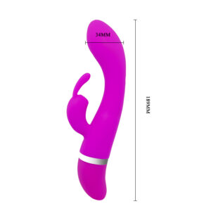 Vibrador Estimulação Dupla Freda - 30 Vibrações - PRETTYLOVE FREDA - Sexshop