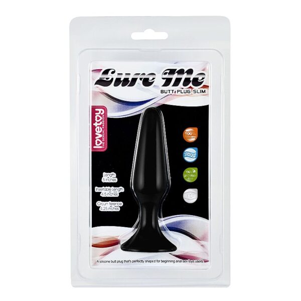 Plug Anal Cônico em Silicone - Lovetoy - Sexshop