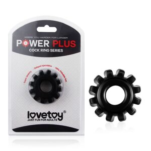 Anel Peniano Power Plus em Formato de Engrenagem - Lovetoy - Sexshop