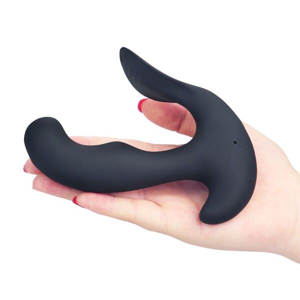 Massageador próstata Recarregável Silicone 12,7 x 2,6cm - Sex shop