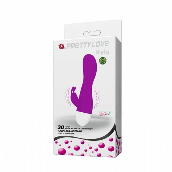 Vibrador Ponto-G Kyle com Estimulação de Clitóris Kyle - 30 Velocidades