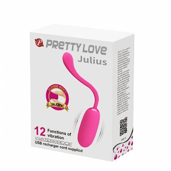 Vibrador Cápsula Massageadora Recarregável - Julius - Pretty Love - Sexshop