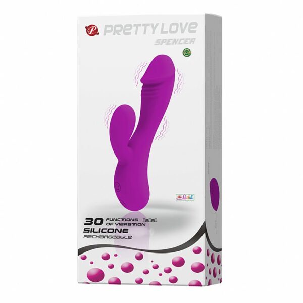 Estimulador de Ponto G e Clitórisl - Spencer Pretty Love - Sexshop