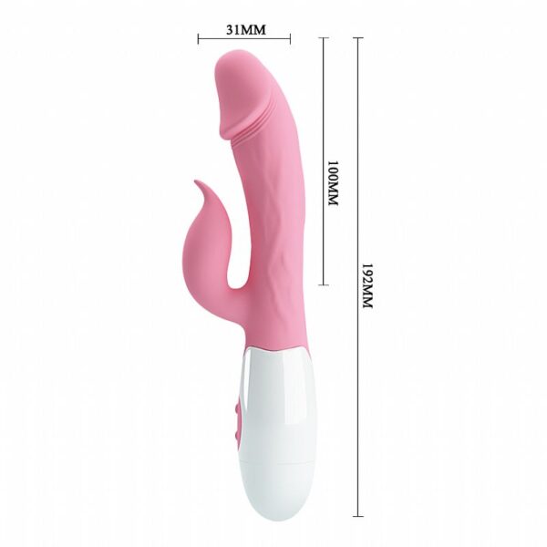 Vibrador e Estimulador Clitoriano Massageador Peter - Pretty Love - Sexshop