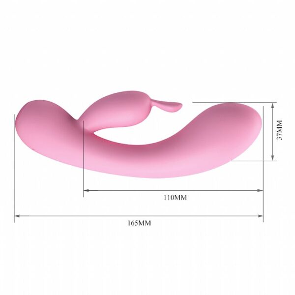 Vibrador Clitoriano e Massageador Duplo Hugo - Pretty Love - Sexshop